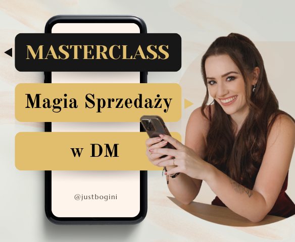 masterclass sprzedaż wiadomości prywatne DM akademia shakti